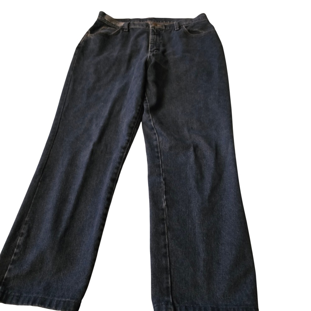 Wrangler Blues Womens High Waisted Straight Leg Jeans Medium Wash WB101AD 14x32
